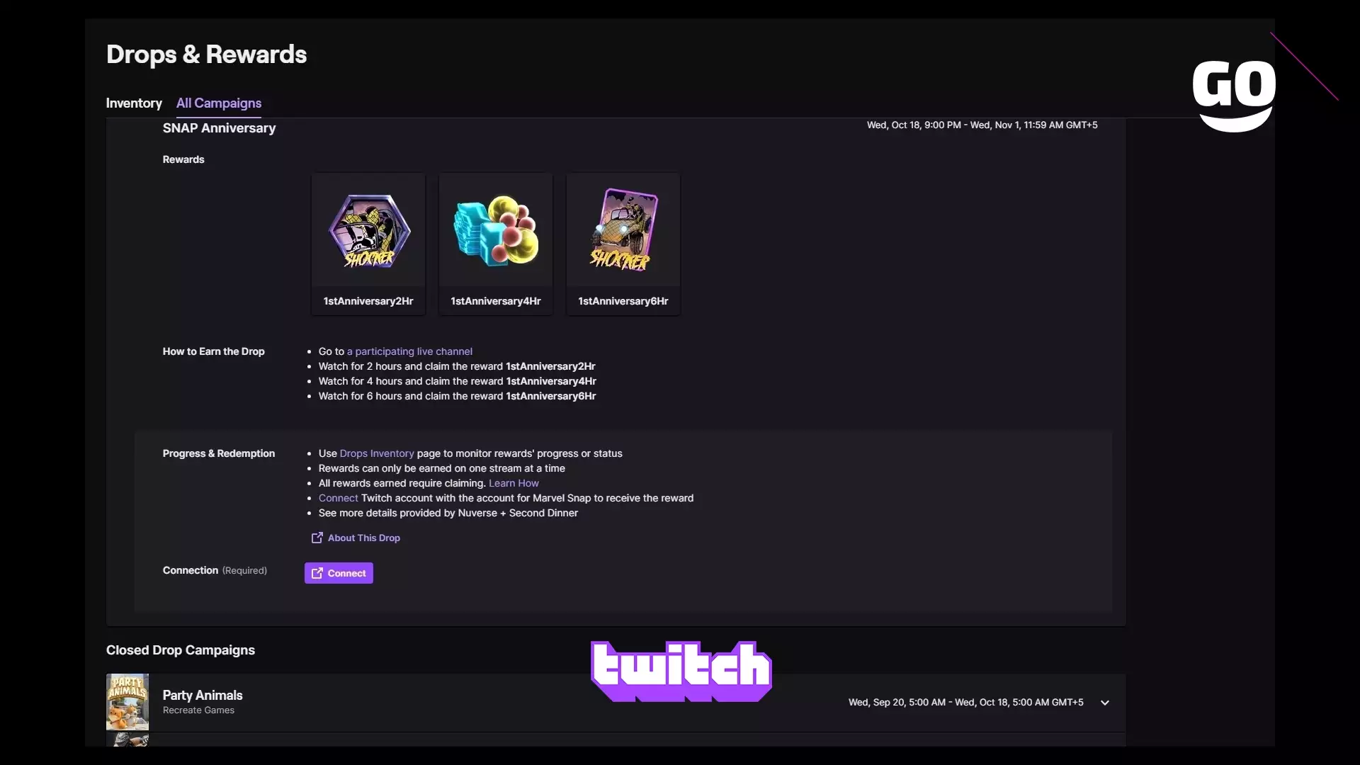 Новинки Twitch Drops: Празднуем юбилей SNAP с Marvel Snap