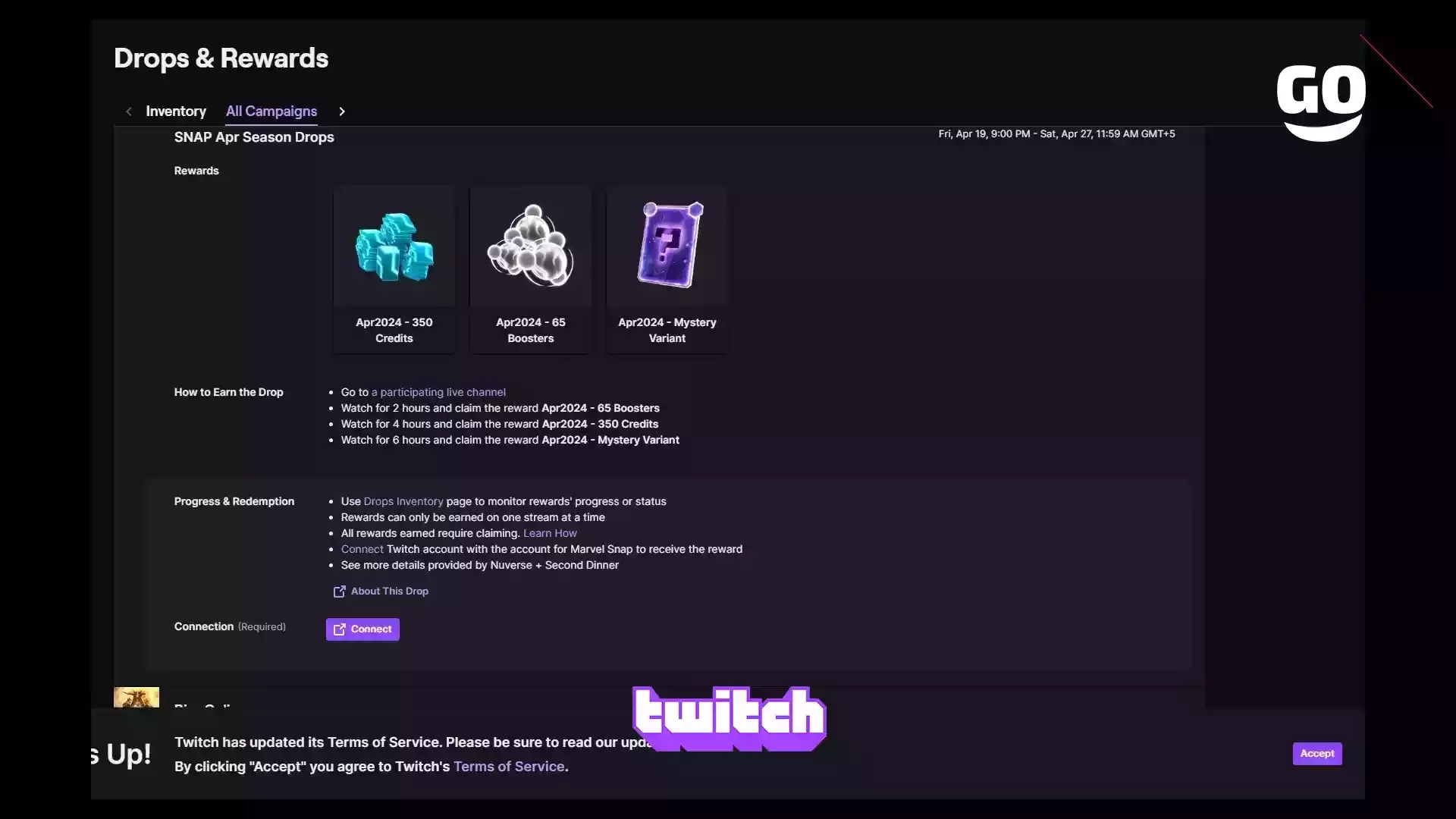 Получи Подарки Twitch в Сезоне SNAP Apr для Marvel Snap
