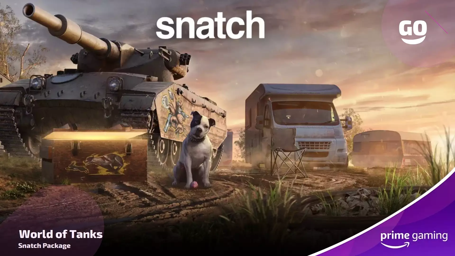 Prime Gaming раздает Snatch Package для World of Tanks