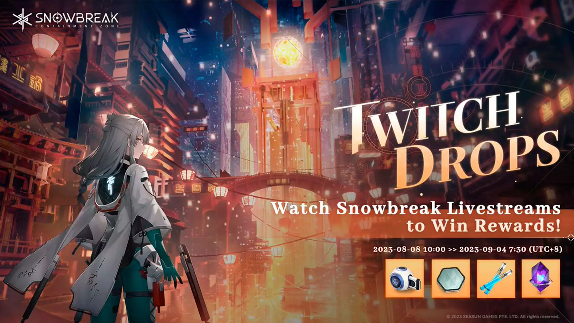Twitch Drops: Snowbreak DLC1 Drops для Snowbreak: Containment Zone