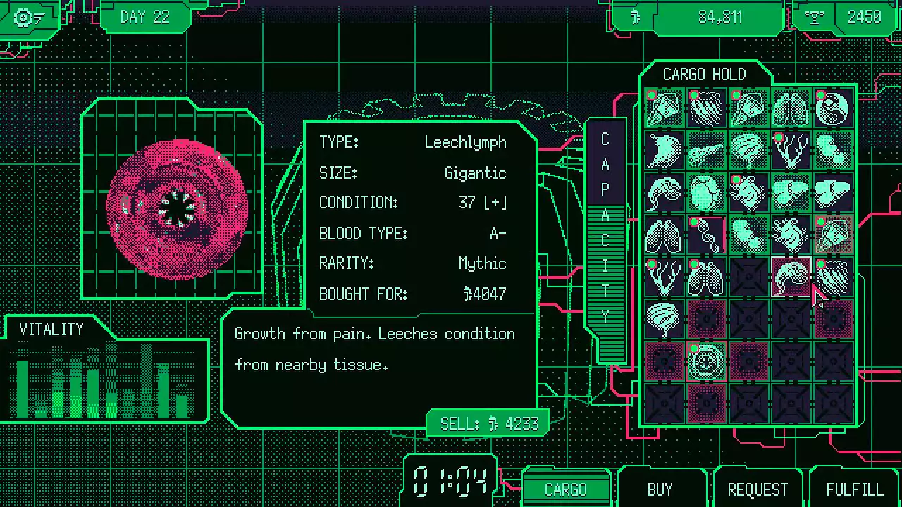 Space Warlord Organ Trading Simulator раздается бесплатно от Prime Gaming