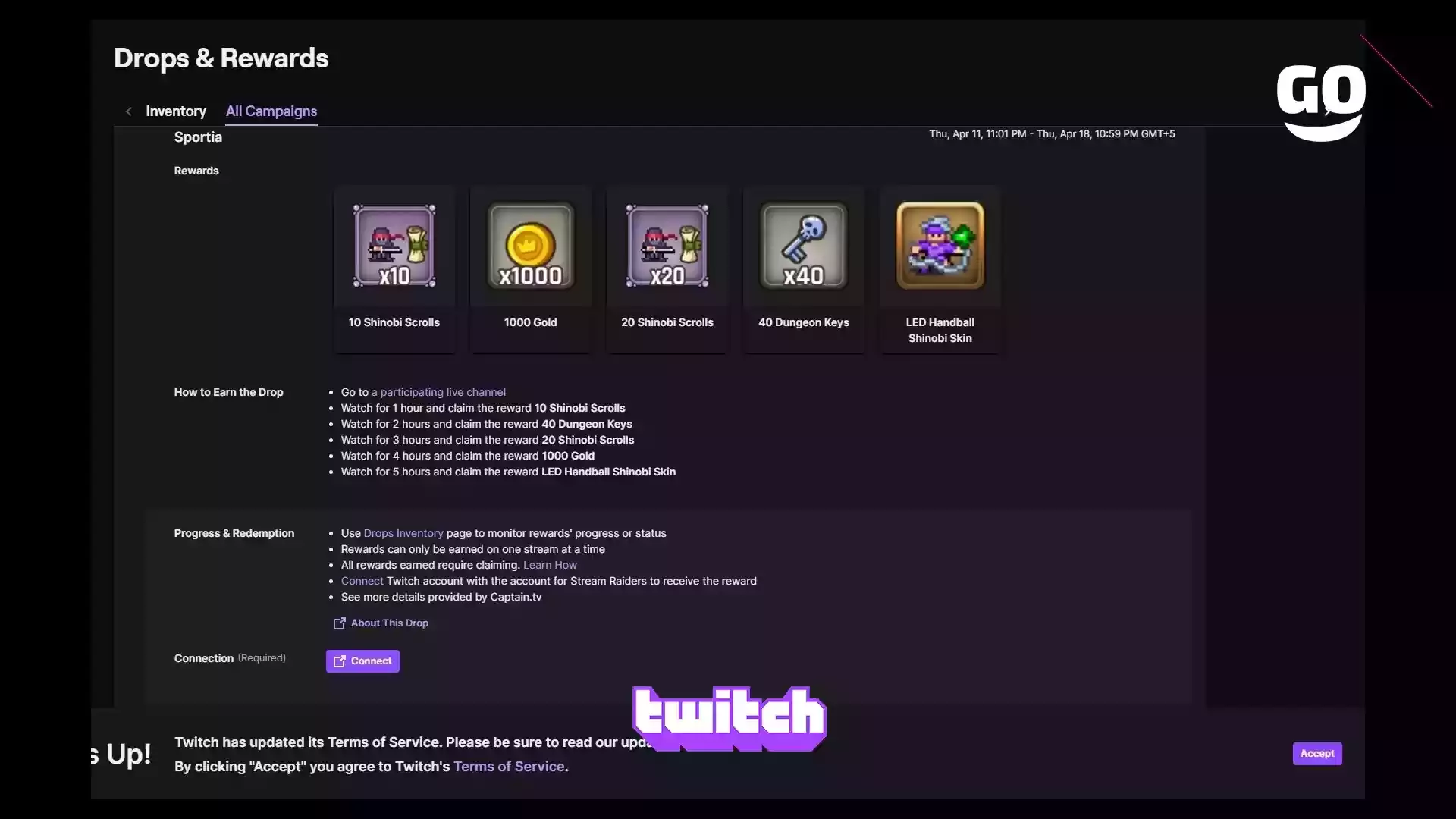 Twitch Drops: Спортивные подарки для Stream Raiders