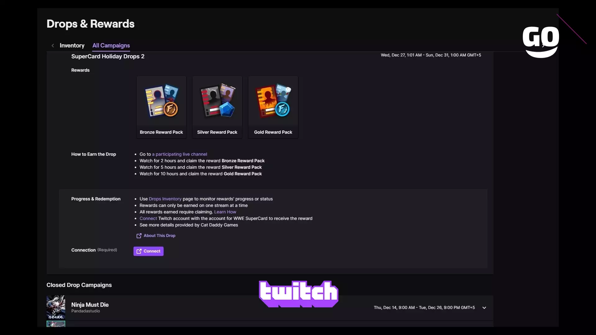 Twitch Drops: игровые подарки SuperCard Holiday Drops 2 для WWE SuperCard