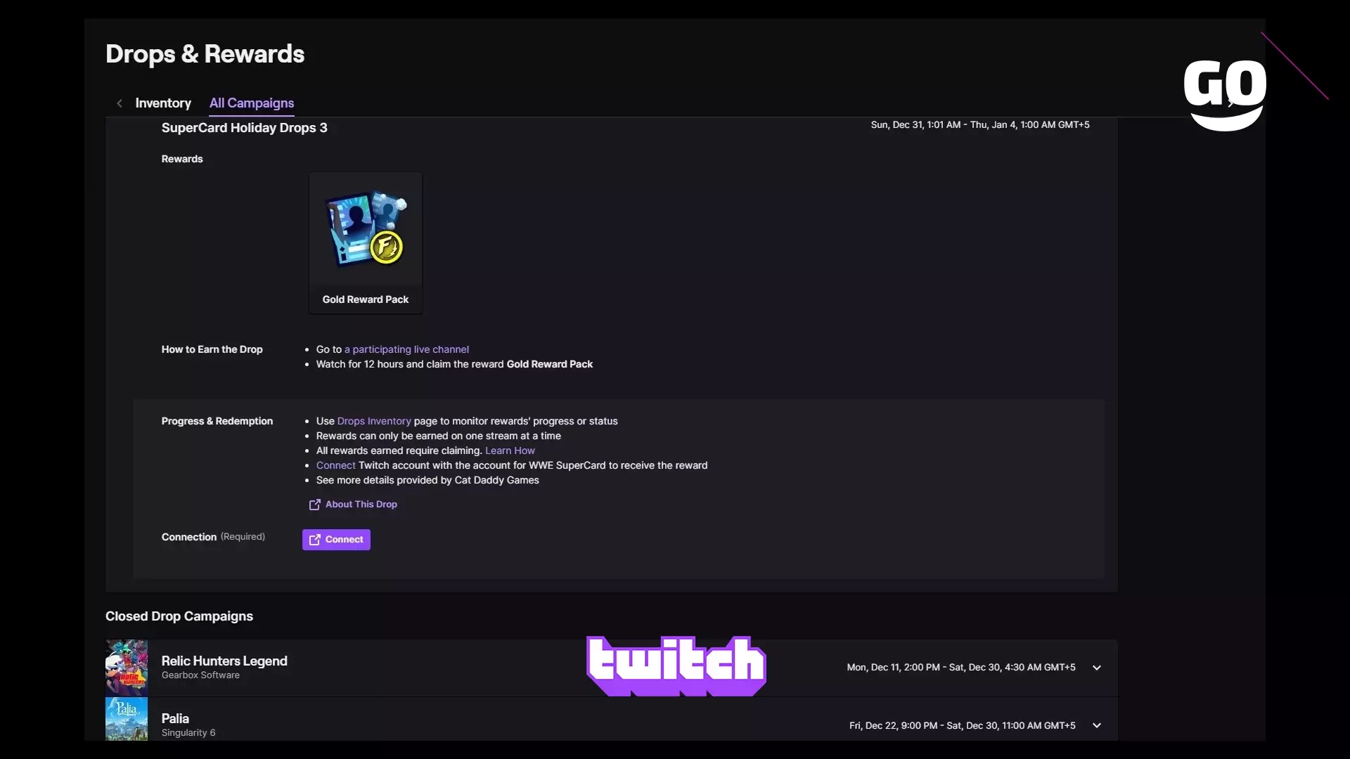 Бесплатные бонусы Twitch Drops: SuperCard Holiday Drops 3 для WWE SuperCard
