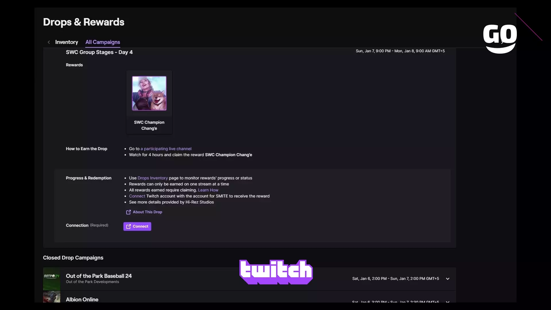 Эксклюзивные игровые бонусы в SMITE на четвертый день групповой стадии SWC от Twitch Drops