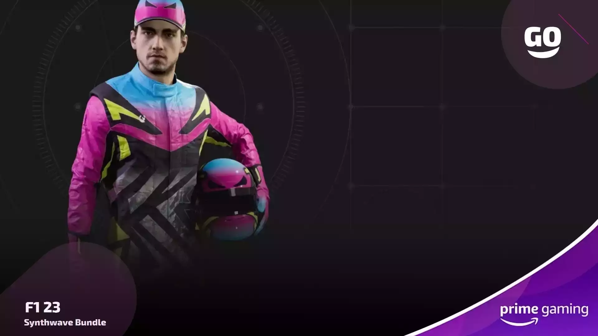 Эксклюзивные подарки Prime Gaming: Комплект Synthwave для F1 23