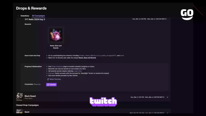 Подарочный пакет TFT ReRu 2024 третий день от Twitch Drops TFT ReRu 2024 Day 3