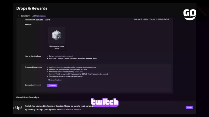 Эксклюзивные игровые бонусы от Twitch Drops для DOFUS Touch Touch new servers - Day 8