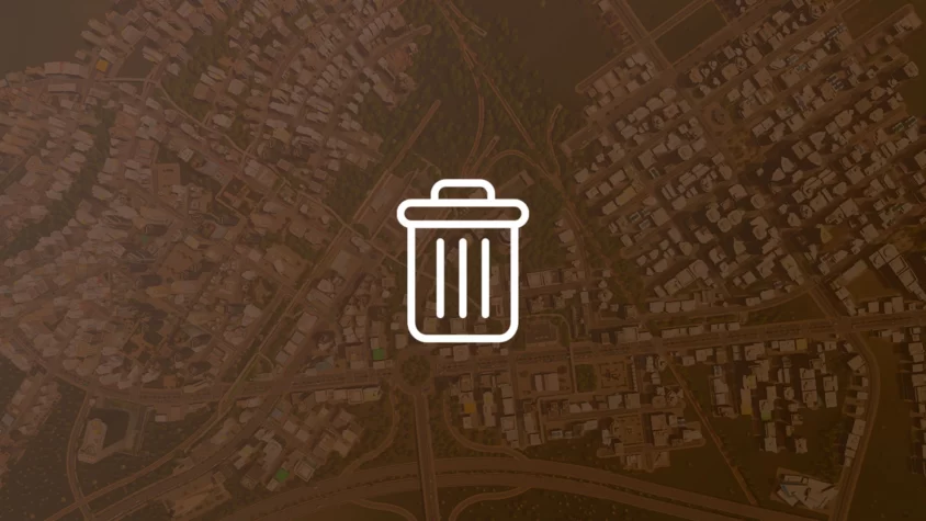 Проблемы с мусором в Cities: Skylines