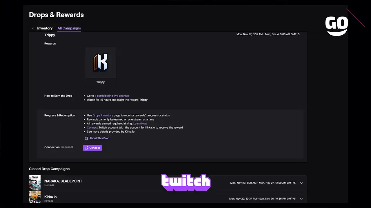 Получите эксклюзивные игровые бонусы Trippy для Kirka.io на Twitch