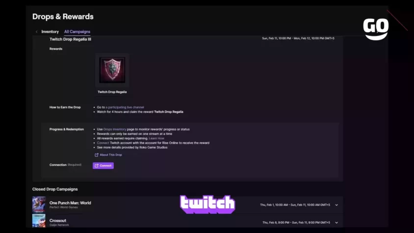Twitch Drop Regalia III