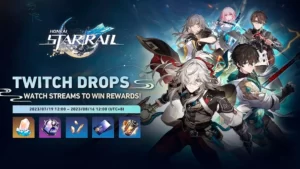 Twitch Drops раздает награды для игры Honkai: Star Rail