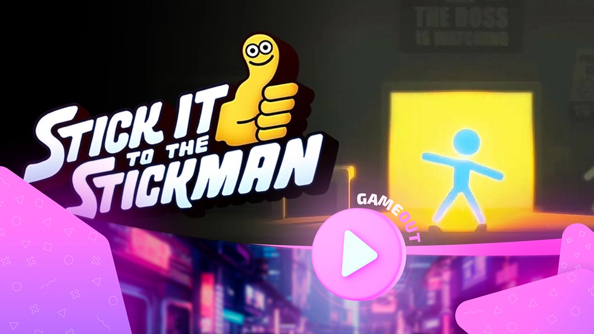 Игра Stick It To The Stickman: Официальный трейлер геймплея от Devolver