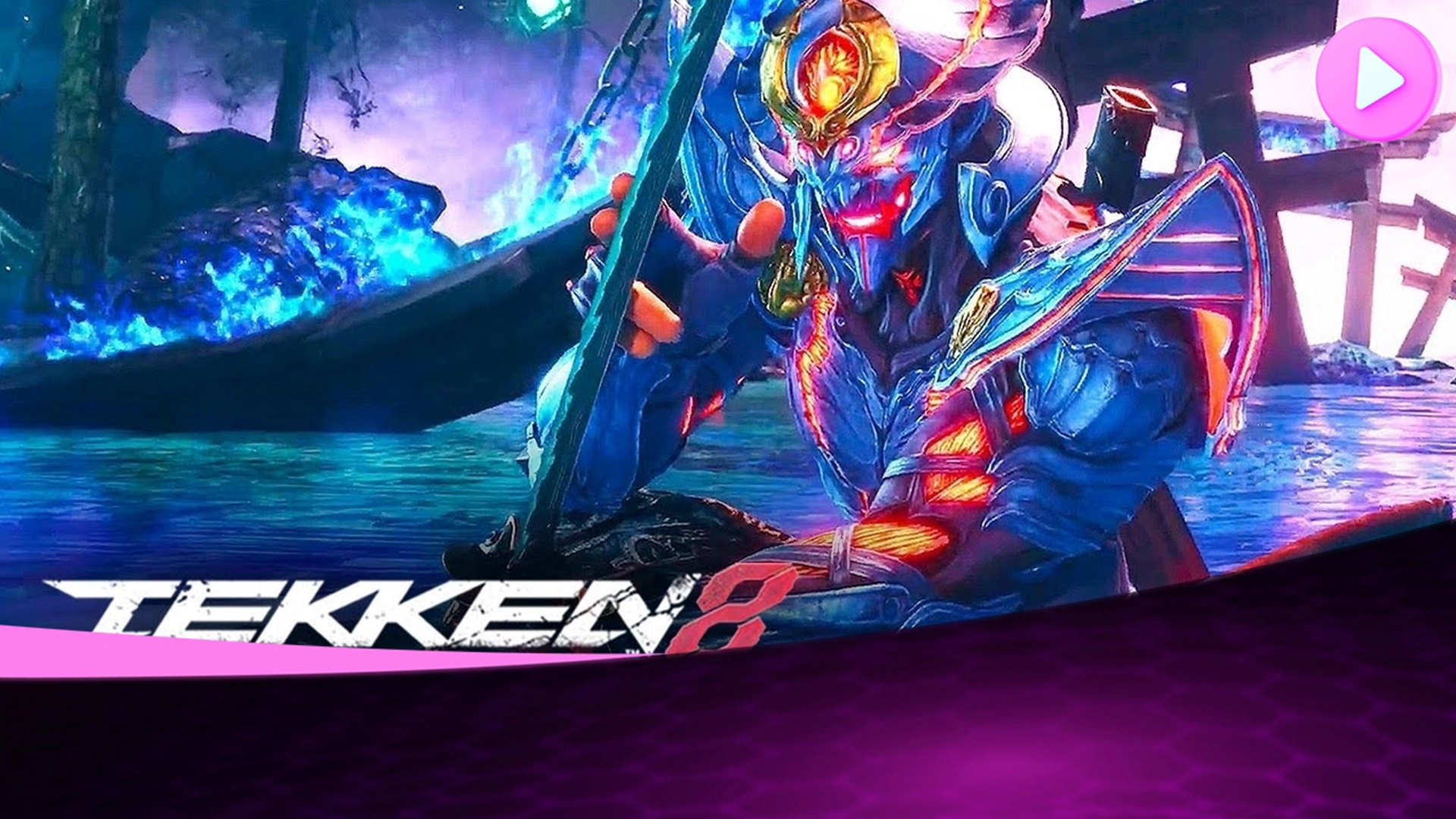 Японский кибер-ниндзя Ёсимицу готов к битве в TEKKEN 8!