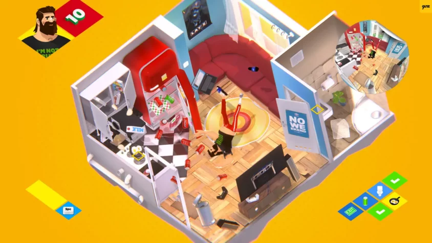 Хаотичный игровой мир UNABLES с управляемой сценой
