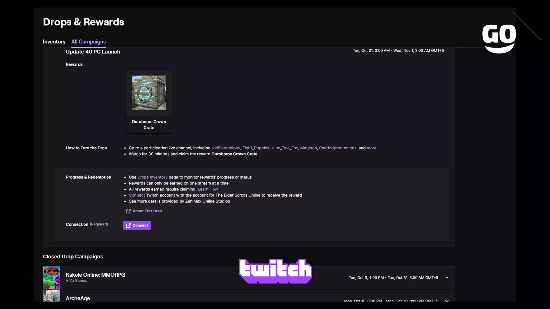 Геймеры, смотрите Twitch и забирайте подарки для The Elder Scrolls Online!