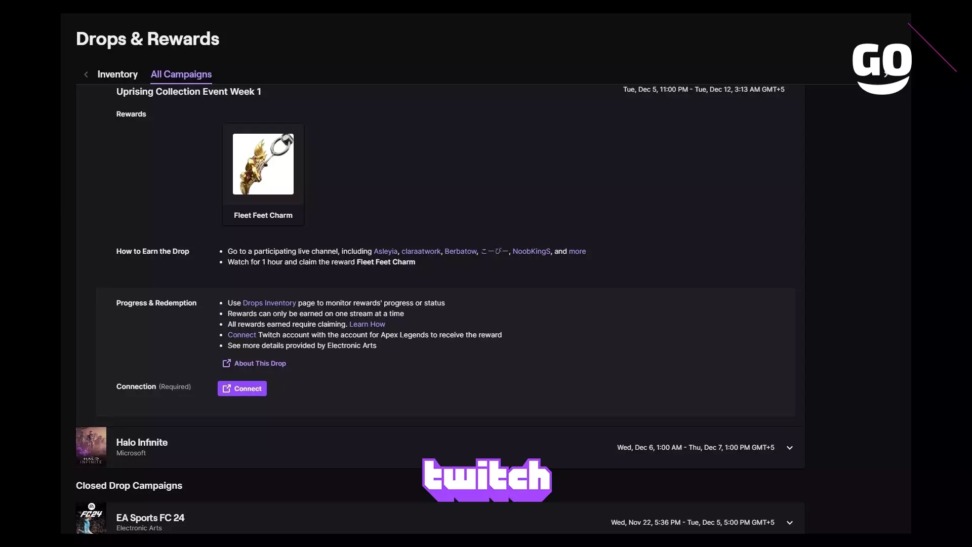 Уникальные Twitch Drops на событии Uprising в Apex Legends