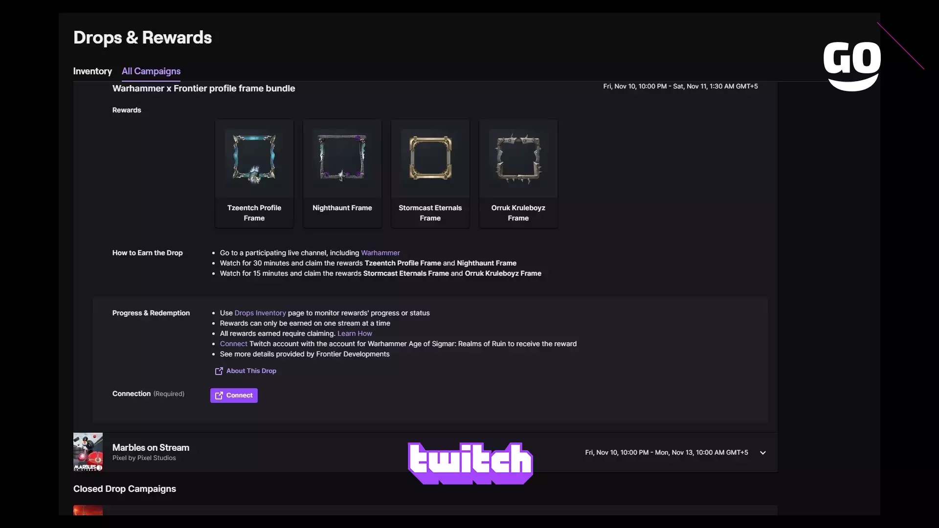 Twitch Drops представляет уникальные игровые бонусы для Warhammer Age of Sigmar: Realms of Ruin