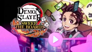 Demon Slayer -Kimetsu no Yaiba- Sweep the Board!: старт трейлера с демонами и досками