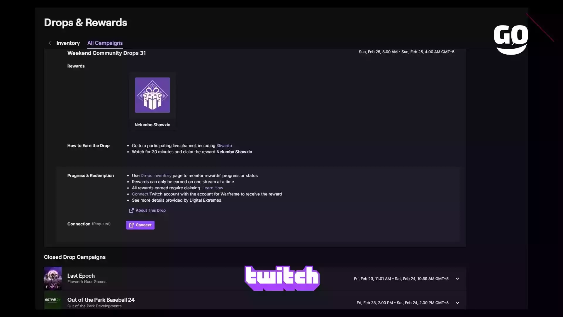 Викенд с Twitch Drops: Получи бонусы для Warframe