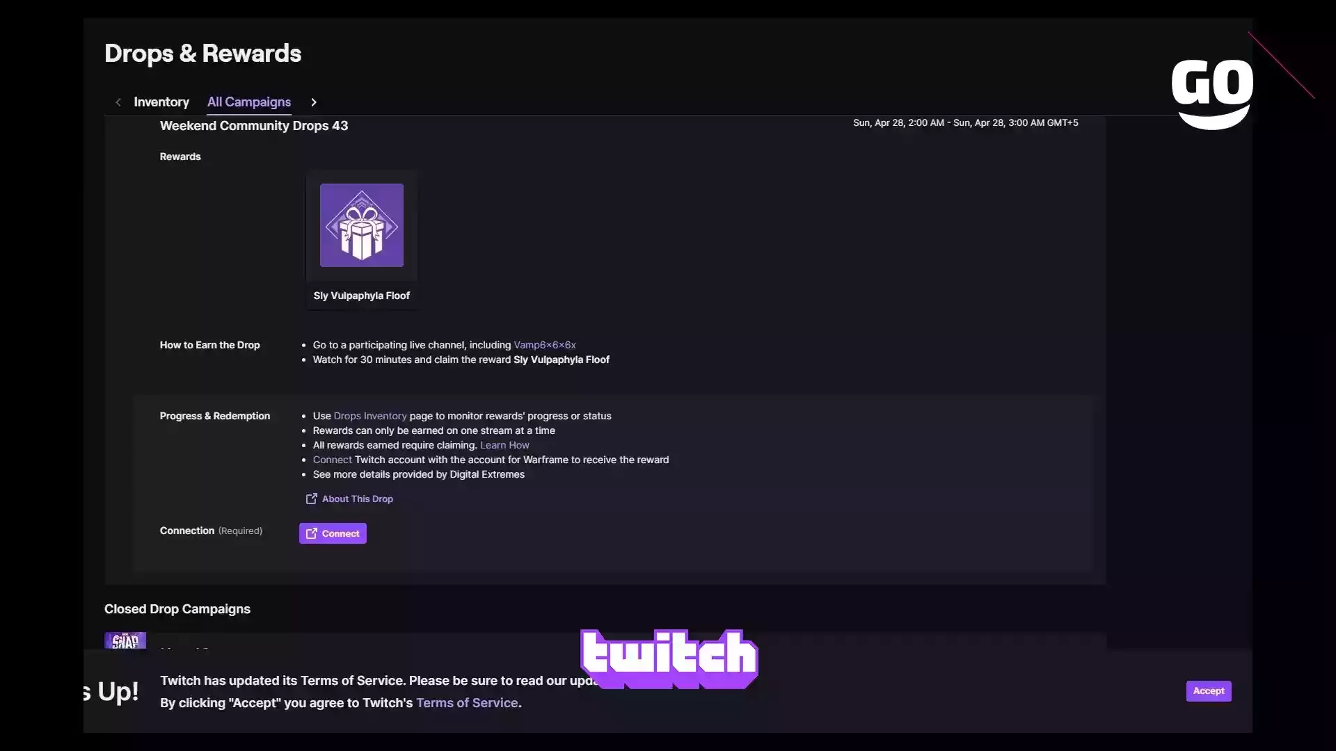 Twitch Drops: уикендовые подарки 43 в Warframe
