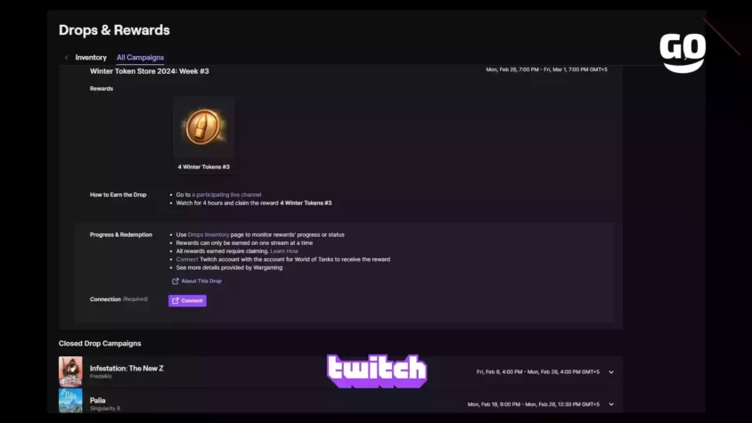 Подарки Winter Token Store 2024 на третьей неделе от Twitch Drops Winter Token Store 2024: Week #3