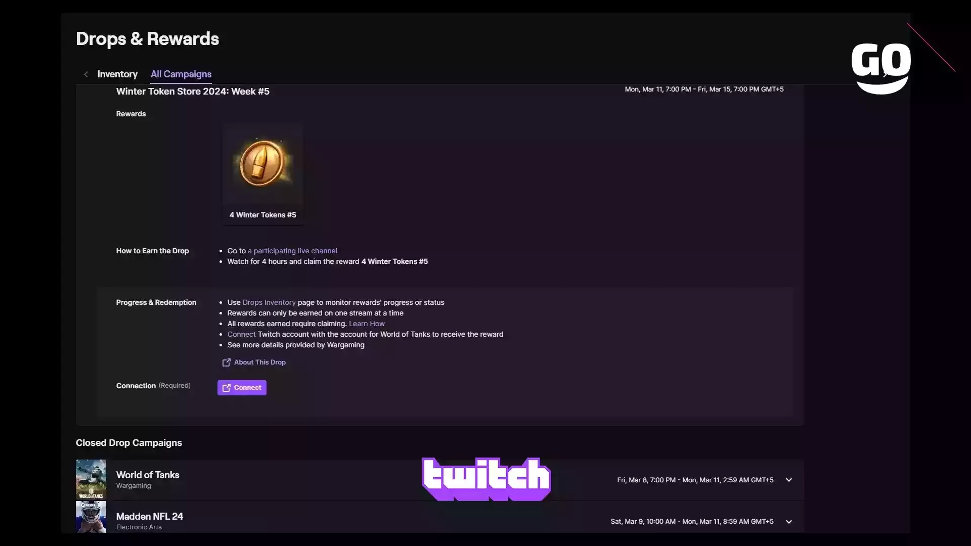 Событие Twitch Drops для World of Tanks: Зимний марафон 2024, 5-я неделя