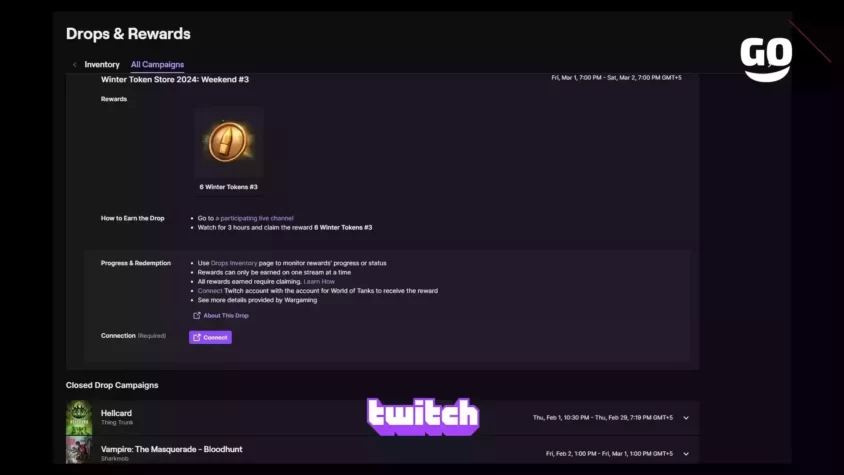 Эксклюзивные игровые предметы от Twitch Drops для участников Winter Token Store 2024: Уикенд №3. Winter Token Store 2024: Weekend #3