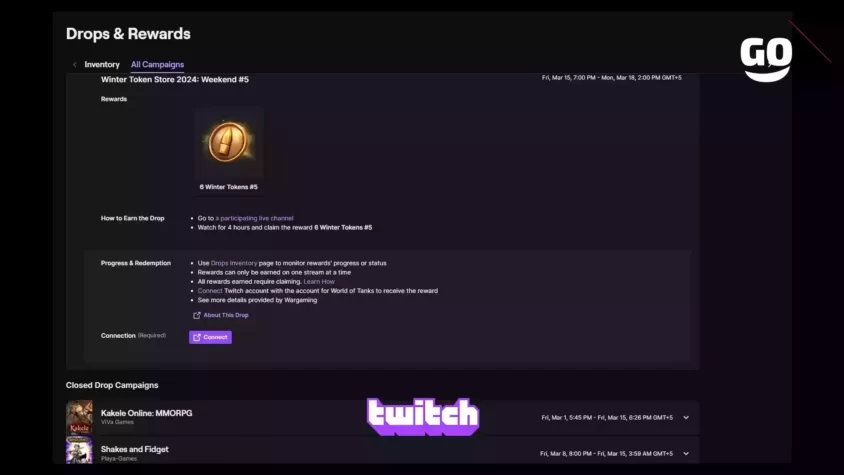 Игровые подарки Winter Token Store 2024: Уикенд №5 от Twitch Drops Winter Token Store 2024: Weekend #5