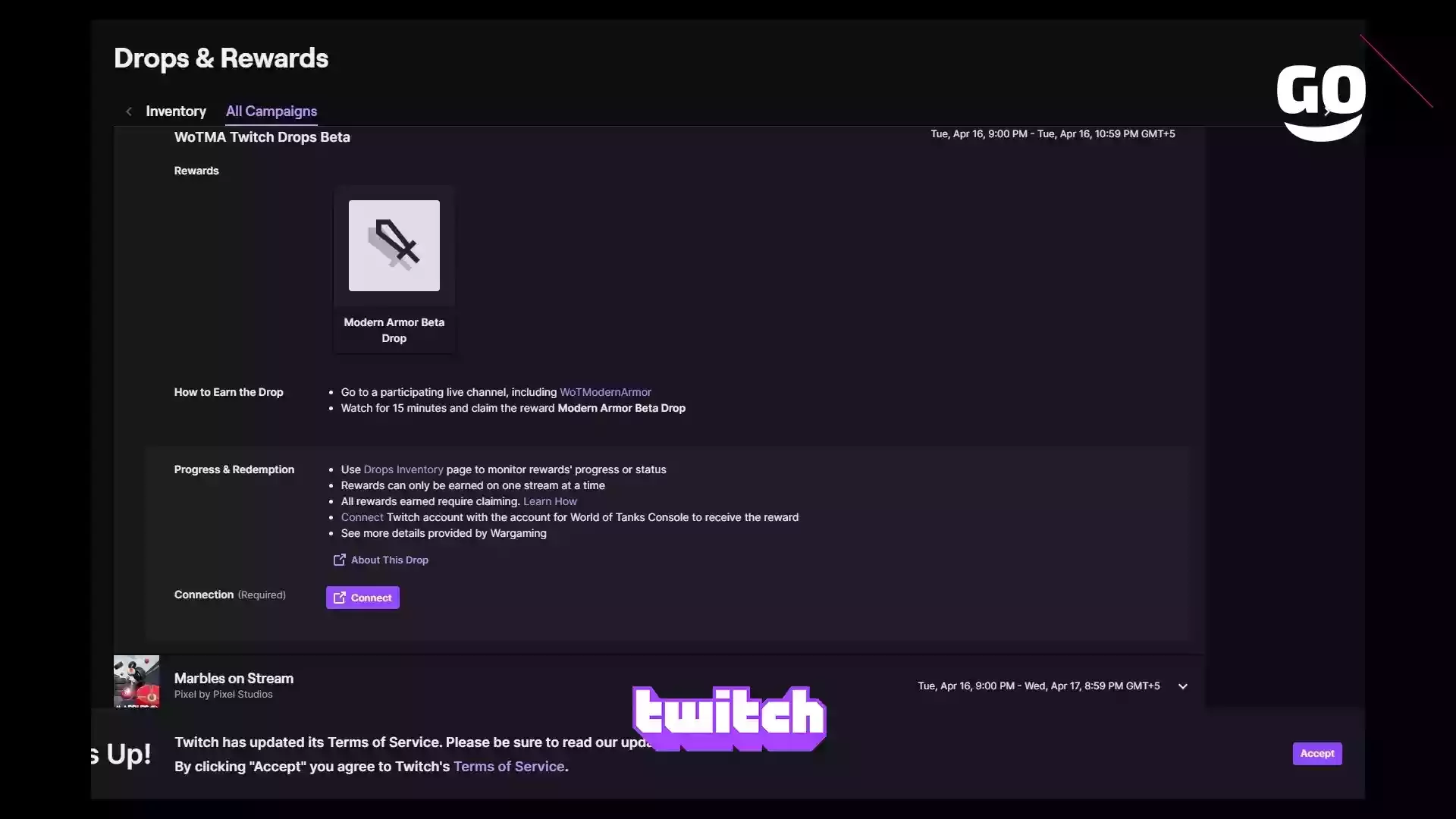 Twitch Drops: бонусы WoTMA Twitch Drops Beta для World of Tanks Console