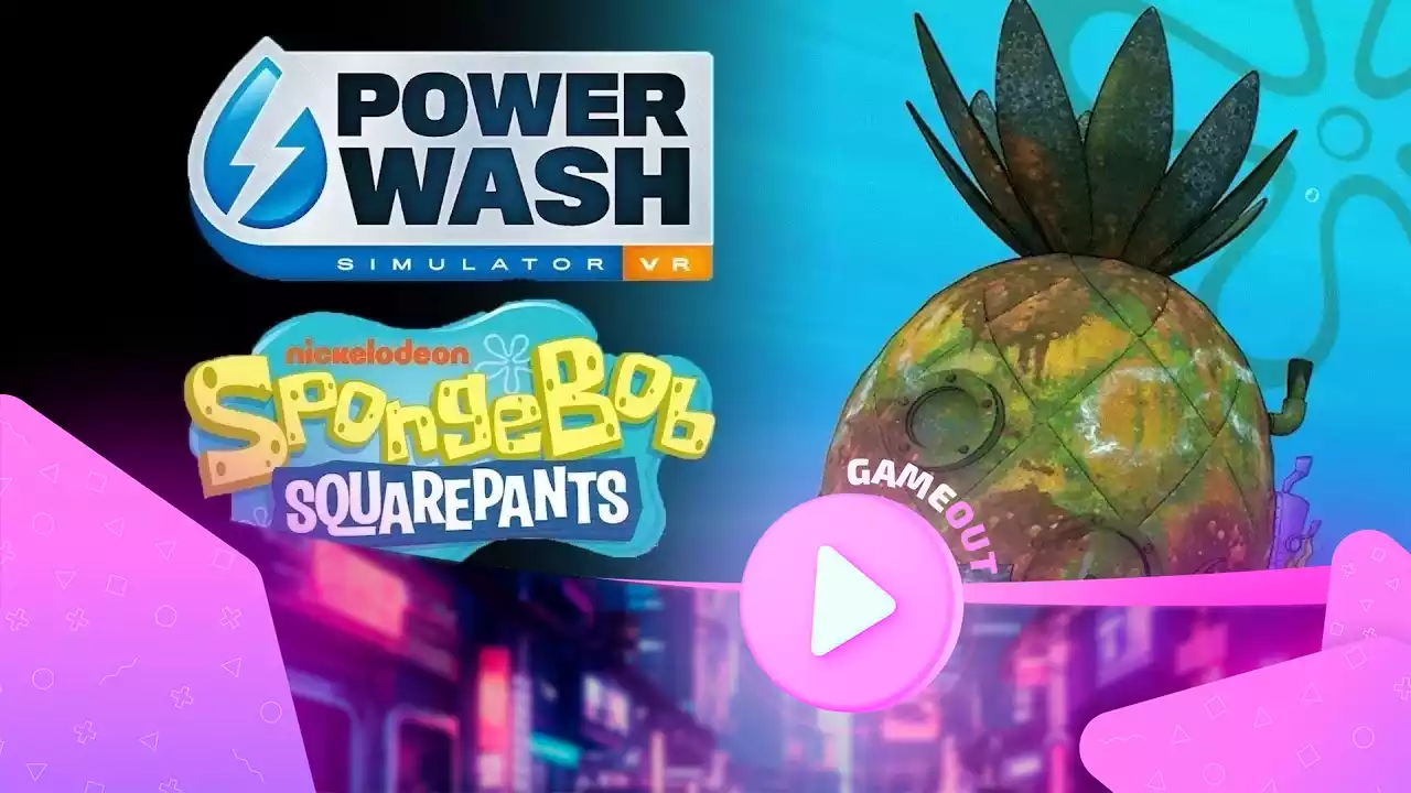PowerWash Simulator VR: трейлер специального пакета Спанч Боб