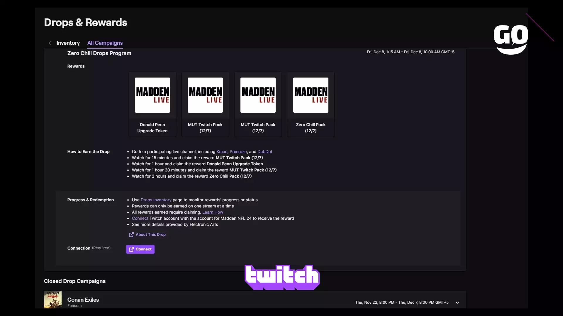 Уникальные Twitch Drops: Эксклюзивные подарки для Madden NFL 24