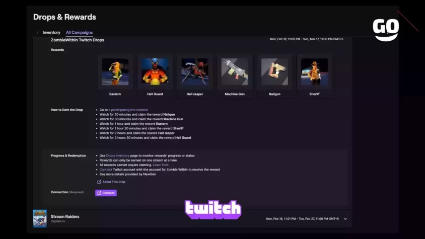 ZombieWithin Twitch Drops ZombieWithin Twitch Drops