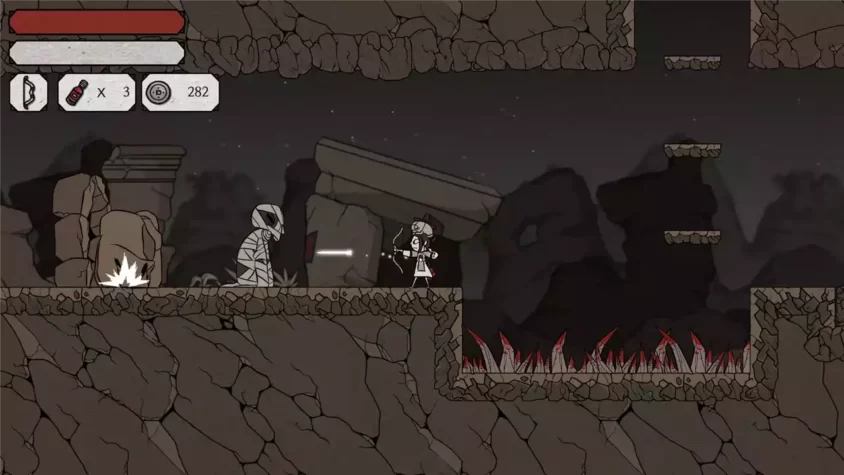 Игровой процесс 8Doors Arum’s Afterlife Adventure, битва с мумией