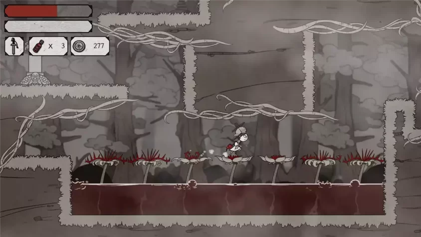 Персонаж 8Doors Arum’s Afterlife Adventure использует оружие