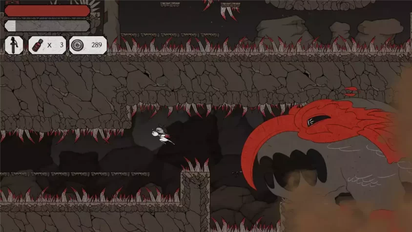 Персонаж 8Doors Arum’s Afterlife Adventure убегает от монстра