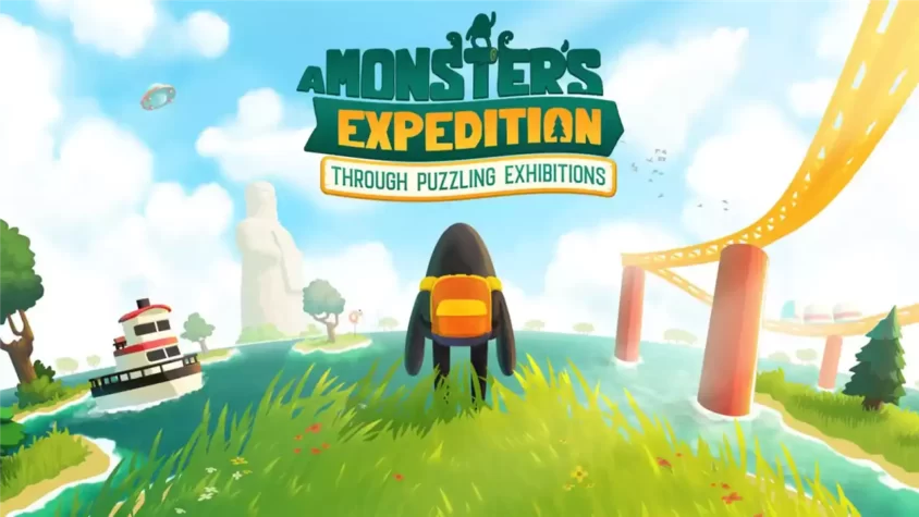 Обложка игры A Monster's Expedition — выглядит как рай для тех, кто любит погружаться в мир головоломок