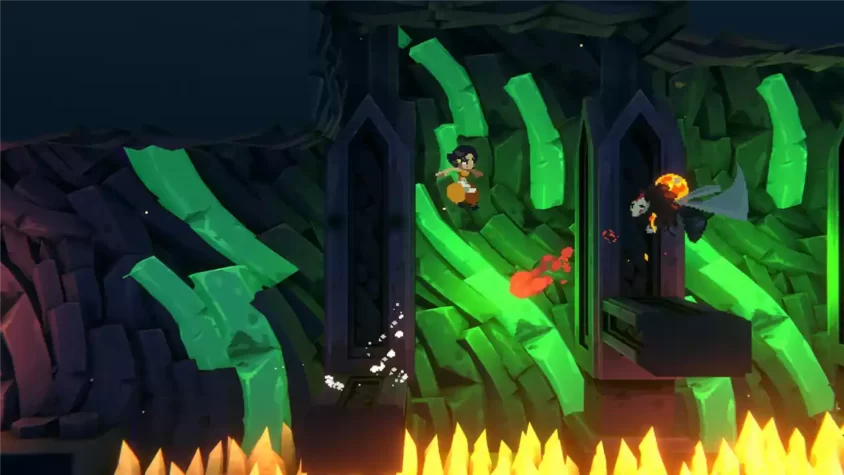 Скриншот с игрового процесса Akatori