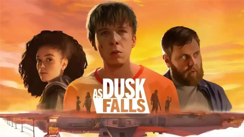 As Dusk Falls - обложка Обложка игры As Dusk Falls