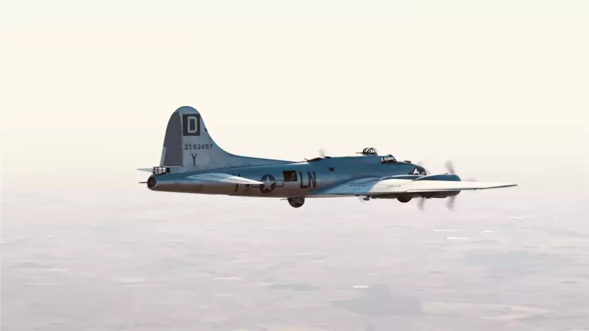 B17 Flying Fortress The Bloody 100th в воздухе
