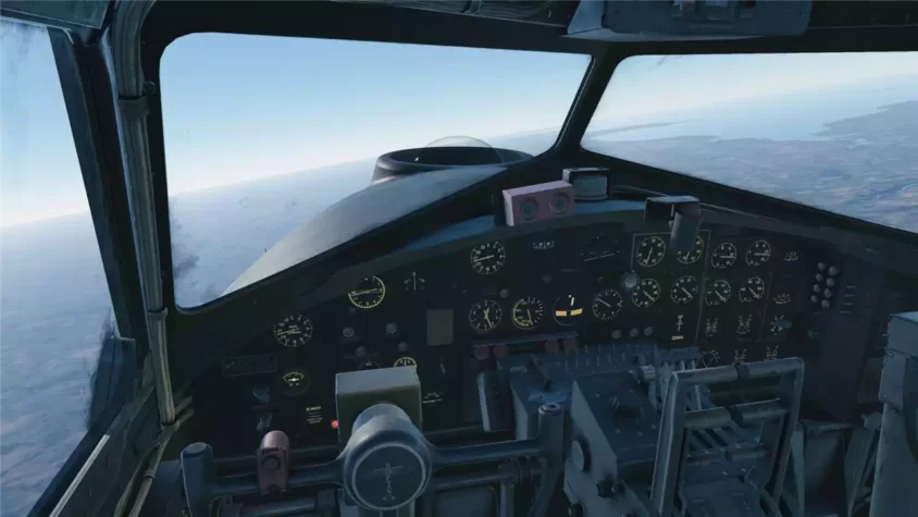 Внутренний вид кабины B17 Flying Fortress The Bloody 100th