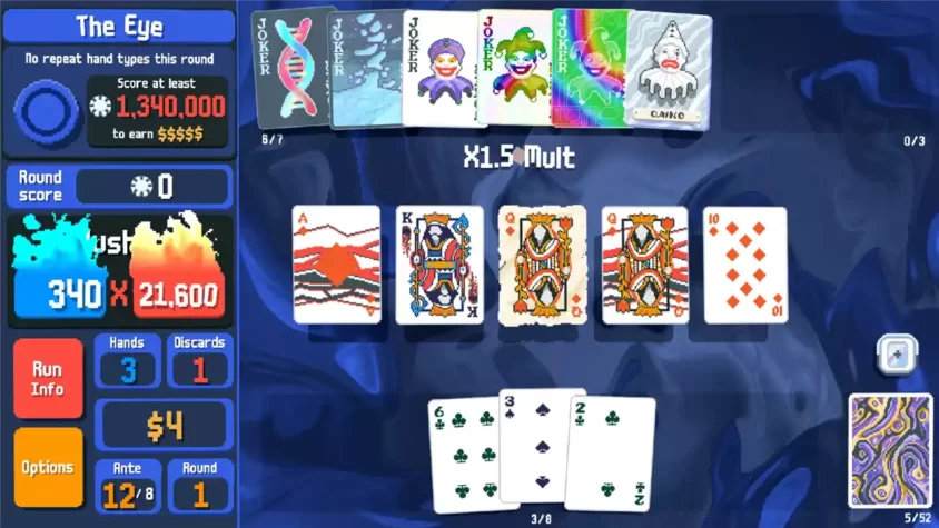 Игра Balatro - Игра с картами