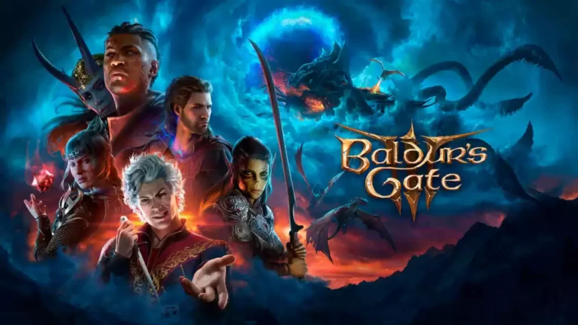 Обложка игры Baldur's Gate 3 Обложка игры Baldur's Gate 3 — встречаем эпопею с дьявольскими приключениями