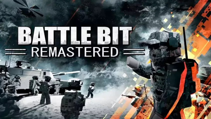 Обложка игры BattleBit Remastered. Прямо из Roblox, но с оружием и техникой
