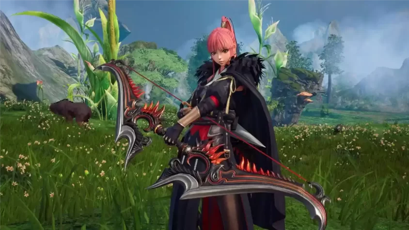 Персонаж с луком в Blade & Soul