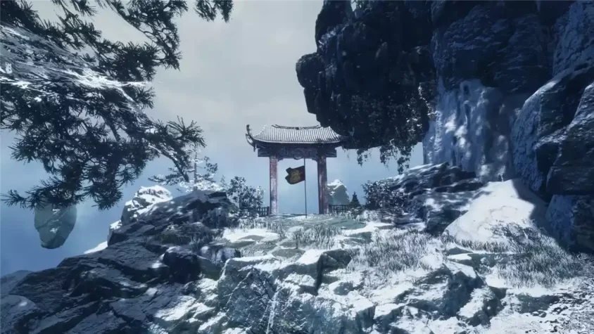 Зимний пейзаж в Blade & Soul