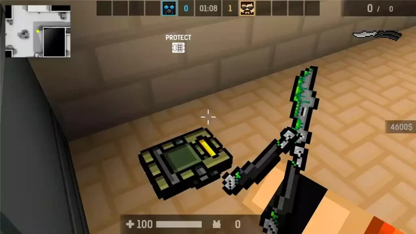 Скриншот из игры Blockpost Mobile