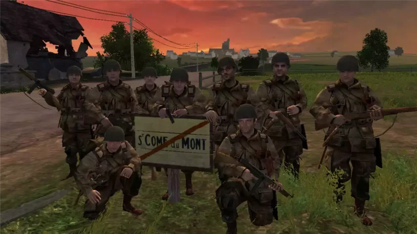 Скриншот из игры Brothers in Arms Road to Hill 30: солдаты на пути к победе