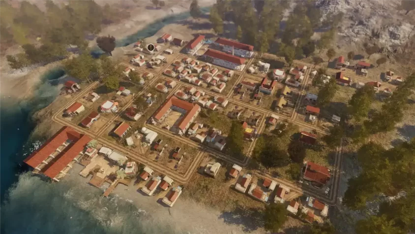 Древнегреческий храм и рынки в Builders of Greece