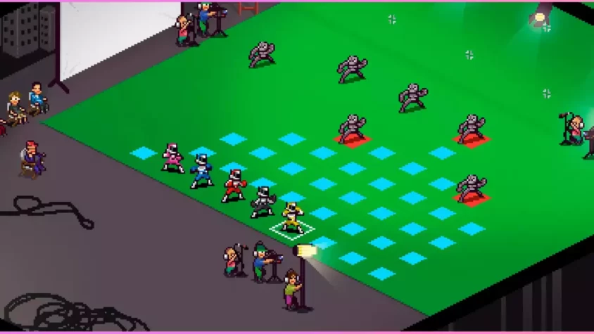 Тактическая битва на поле боя с противниками в Chroma Squad